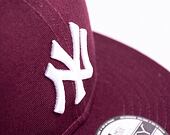 Kšiltovka New Era 9FIFTY MLB Color New York Yankees Snapback Maroon