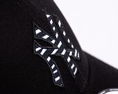 Kšiltovka New Era 9FORTY MLB Infill New York Yankees Strapback Black/Zebra