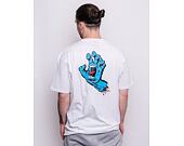 Triko Santa Cruz Screaming Hand Chest T-Shirt White