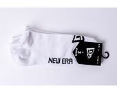 3 páry ponožek New Era Flag Sneaker 3Pack White
