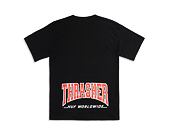 Triko HUF × Thrasher High Point T-Shirt Black