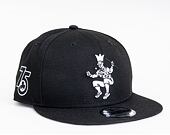 Kšiltovka New Era 9FIFTY NBA22 City Alternate Boston Celtics Black & White Snapback