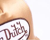 Kšiltovka Von Dutch Cary Trucker Satin Gold/White
