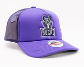 Kšiltovka Mitchell & Ness Keep On Truckin Trucker Hwc Milwaukee Bucks Dark Purple