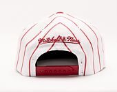 Kšiltovka Mitchell & Ness NBA Retro Pinstripe Snapback Hwc Chicago Bulls White