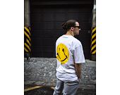 Triko Karl Kani Chest Signature Smiley print Tee white/yellow