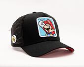 Kšiltovka Capslab Trucker - Nintendo - Super Mario - Black / Sky Blue