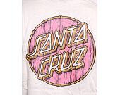 Triko Santa Cruz Tiki Dot T-Shirt Off White