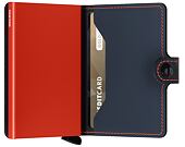 Peněženka Secrid Miniwallet Matte Nightblue & Orange