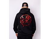 Mikina New Era MLB Foil Back Print Hoody New York Yankees Black/Metallic Red