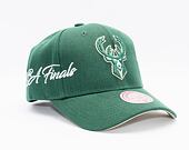 Kšiltovka Mitchell & Ness Champ Wrap Pro Snapback Milwaukee Bucks Green