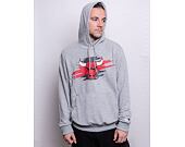 Mikina New Era NBA Tear Logo Hoody Chicago Bulls Grey