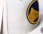 Kšiltovka Mitchell & Ness Cut Away Snapback Nba Golden State Warriors Off White