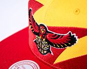 Kšiltovka Mitchell & Ness Sharktooth Snapback Hwc Atlanta Hawks Gold / Red