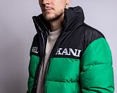 Bunda Karl Kani Retro Block Reversible Puffer Jacket Green/Black/White