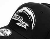 Kšiltovka New Era 39THIRTY NFL22 Sideline Los Angeles Chargers Black / White