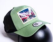 Kšiltovka New Era 9FORTY A-Frame Trucker Postcard Jade Green