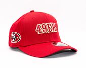 Kšiltovka New Era 9FIFTY Stretch-Snap NFL Team Wordmark San Francisco 49ers Scarlet