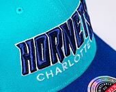 Kšiltovka Mitchell & Ness SHREDDER STRETCH SNAPBACK HWC Charlotte Hornets Teal