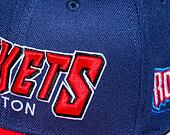 Kšiltovka Mitchell & Ness SHREDDER STRETCH SNAPBACK HWC Houston Rockets Blue