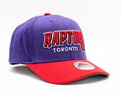 Kšiltovka Mitchell & Ness SHREDDER STRETCH SNAPBACK HWC Toronto Raptors Purple