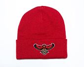 Kulich Mitchell & Ness FANDOM KNIT BEANIE HWC Atlanta Hawks Red
