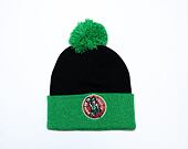 Kulich Mitchell & Ness TWO TONE POM BEANIE HWC Boston Celtics Black