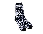 Ponožky Rip & Dip Fuckin Fuck Socks Black