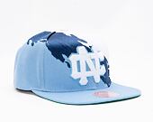 Kšiltovka Mitchell & Ness PAINTBRUSH SNAPBACK University Of North Carolina White / Blue