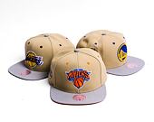 Kšiltovka Mitchell & Ness CLASSIC CANVAS SNAPBACK New York Knicks Tan