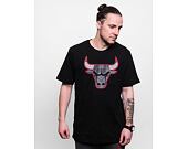 Triko New Era NBA Outline Logo Tee Chicago Bulls Black/Red