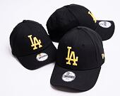 Kšiltovka New Era 9FORTY MLB League Essential Los Angeles Dodgers Black / Honey Yellow