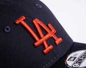 Kšiltovka New Era 9FORTY MLB League Essential Los Angeles Dodgers Navy / Brown