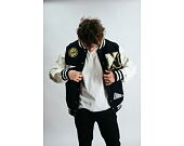Bunda New Era Heritage Patch Varsity Jacket Navy / Off White