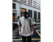 Triko New Era Pinstripe Jersey Heather Gray / Black