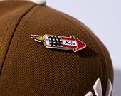 Kšiltovka New Era 59FIFTY MLB WS Sidepatch Trail Mix New York Yankees Toasted Peanut / Chrome White
