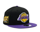 Kšiltovka New Era 9FIFTY NBA Team Patch Los Angeles Lakers Black