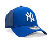 Kšiltovka New Era 9FORTY Trucker MLB Home Field New York Yankees Light Royal/Bright Royal