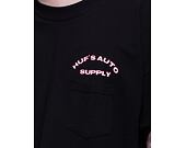 Triko HUF Chop Shop Pocket T-Shirt Black