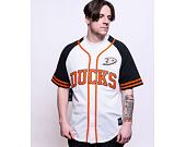 Dres Mitchell & Ness Practice Day Button Front Jersey ANAHEIM DUCKS White