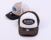 Kšiltovka Von Dutch Trucker Boston White/Brown