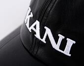 Kšiltovka Karl Kani Retro Fake Leather Cap black