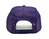 Kšiltovka New Era - NBA Team Clear 9FORTY Trucker - LA Lakers - White / Red