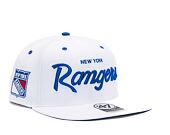 Kšiltovka '47 Brand NHL New York Rangers Crosstown Pop CAPTAIN White