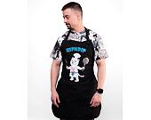 Zástěra na vaření RIP N DIP Kiss The Cook Apron RND10046 Black