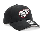 Kšiltovka '47 Brand NHL Detroit Red Wings Metallic Snap MVP Black