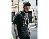 Triko HUF × GOODYEAR F1 Washed T-Shirt Washed Black