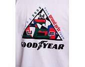 Triko HUF × GOODYEAR Grand Prix Triple Triangle T-Shirt White
