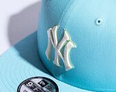 Kšiltovka New Era 9FIFTY MLB Pastel Patch New York Yankees Pastel Blue / Light Cream