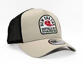 Kšiltovka New Era -  Buffalo Patch - 9FORTY A-Frame Trucker - Stone